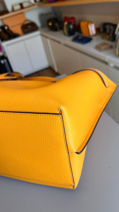 Michael Kors Emilia Pebbled Large Mostarda