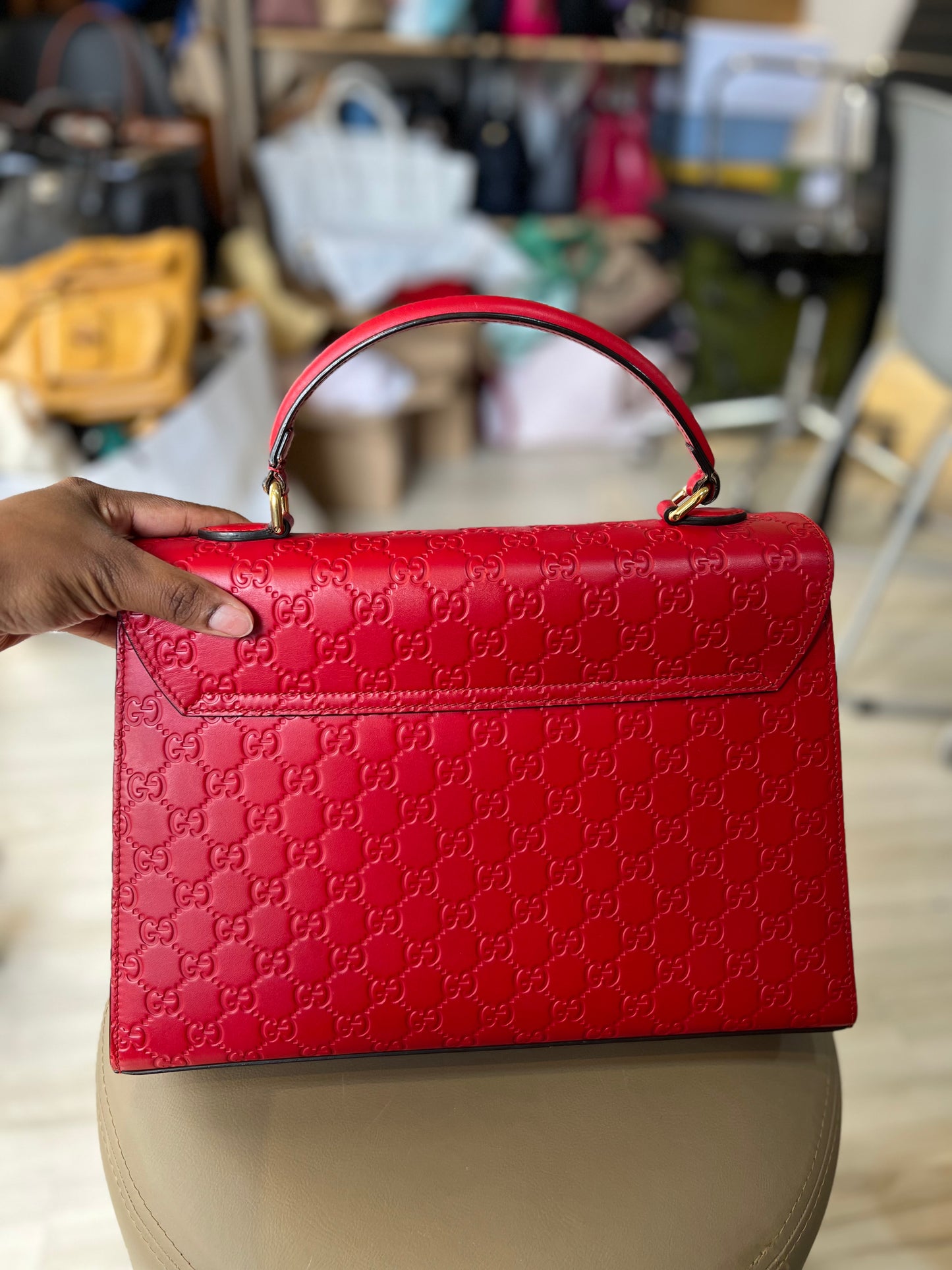 Gucci Padlock Vermelha