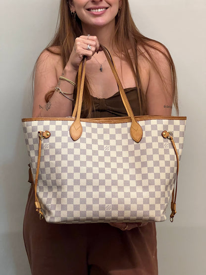 Louis Vuitton Neverfull MM Damier azur