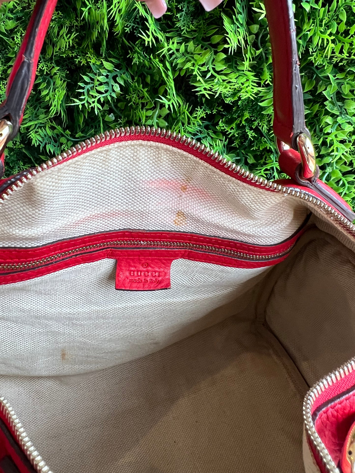 Gucci Soho Boston Vermelha