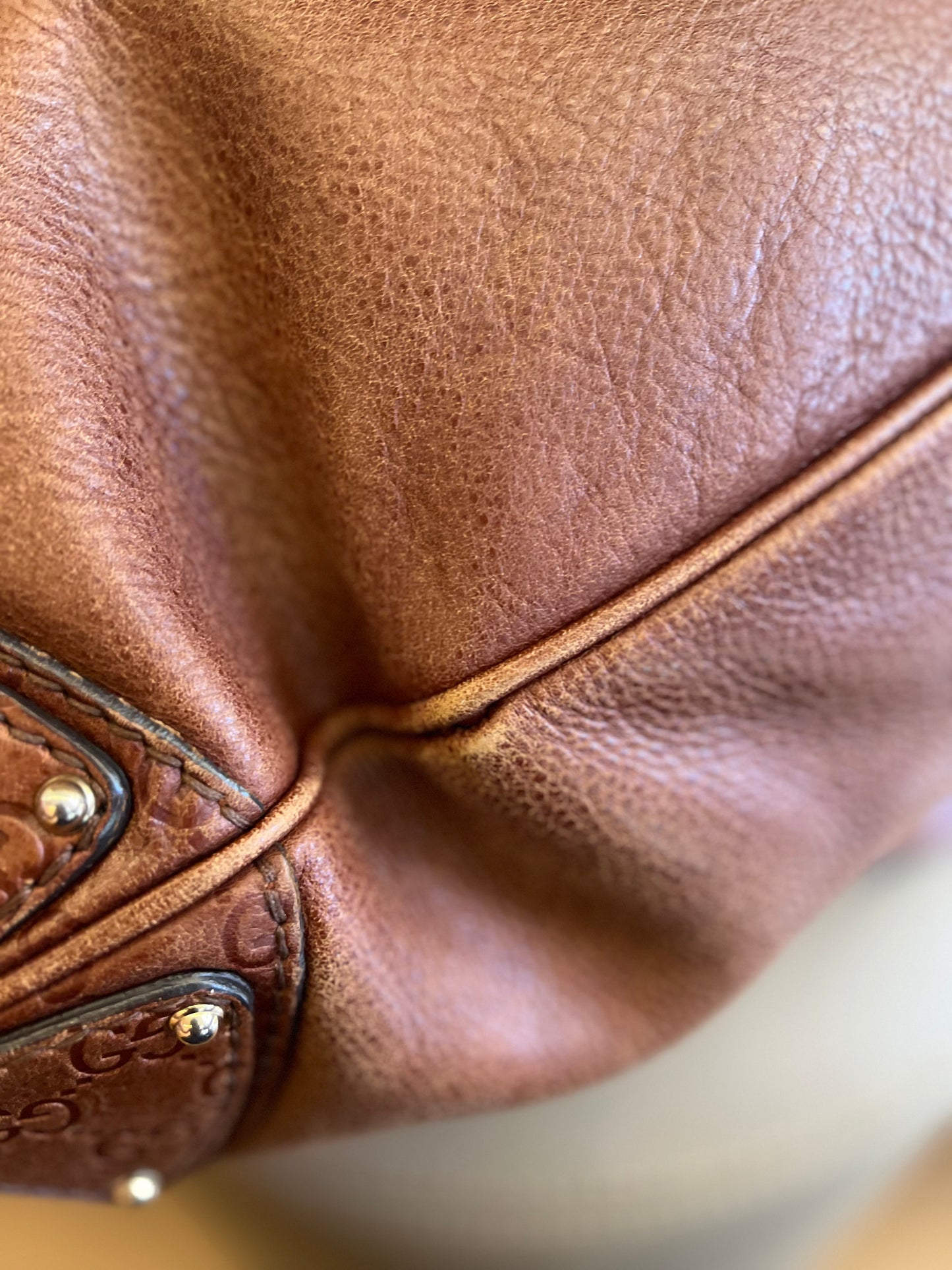 Gucci Indy Hobo Bag Marrom