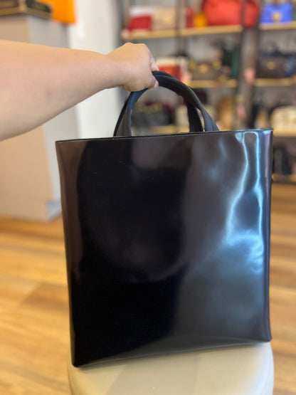 Prada Logo Stamp Tote Bag