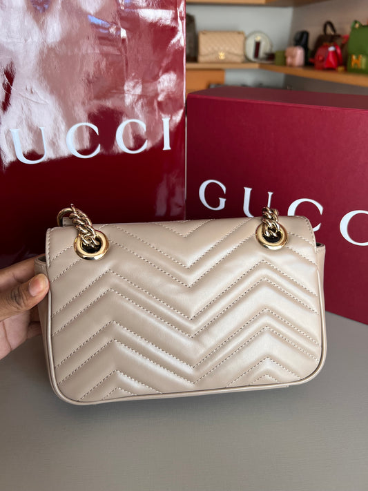 Gucci marmont Matelasse Nude