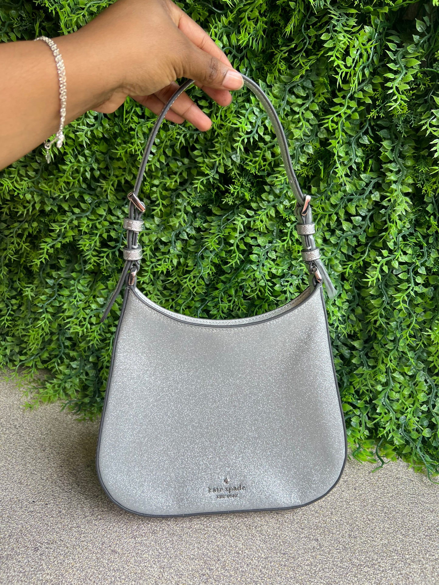 Kate Spade Glitter Prateada