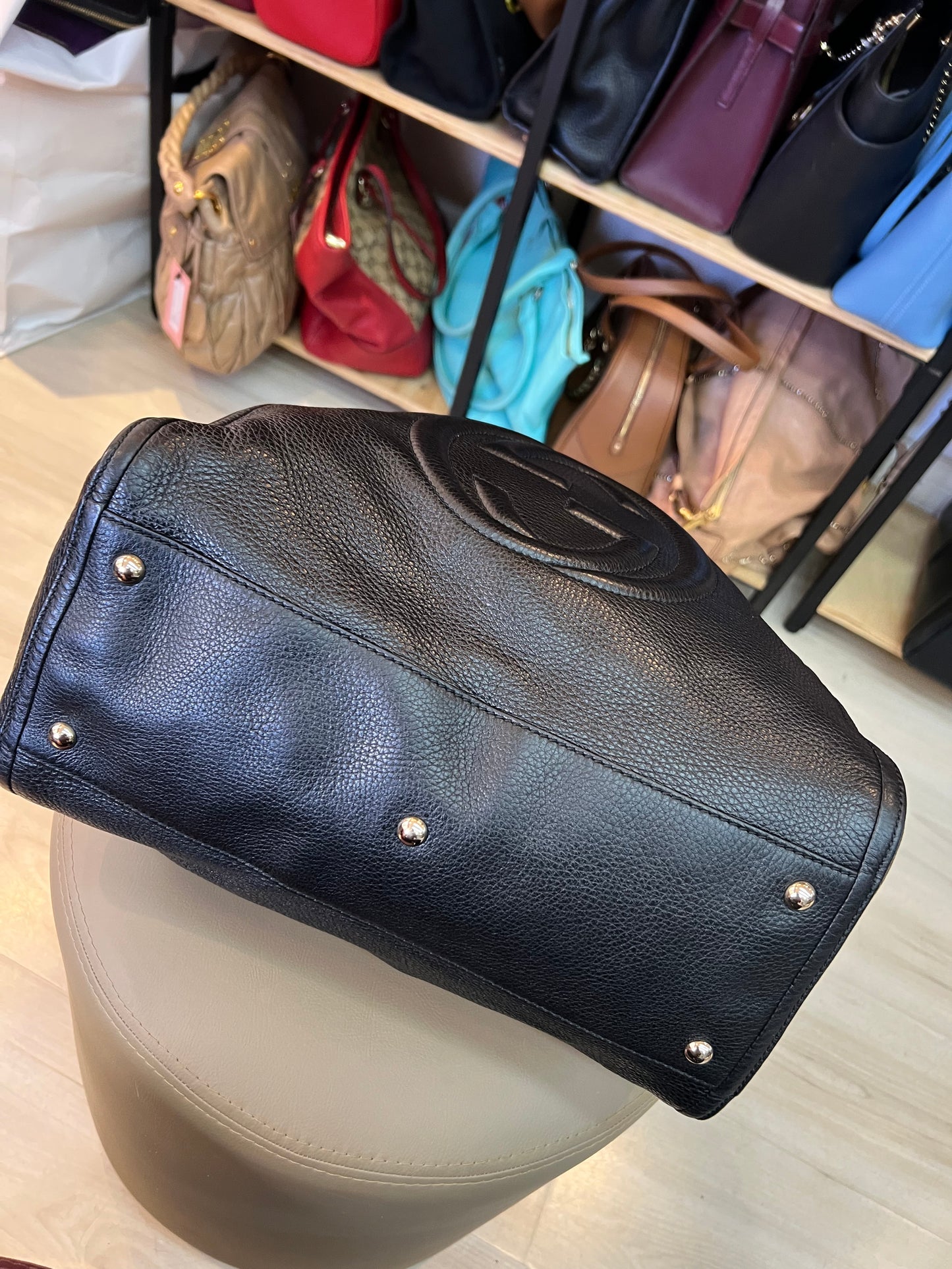 Gucci Soho Shoulder Preta