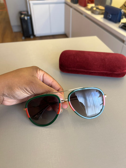 Óculos Gucci Aviador Bicolor