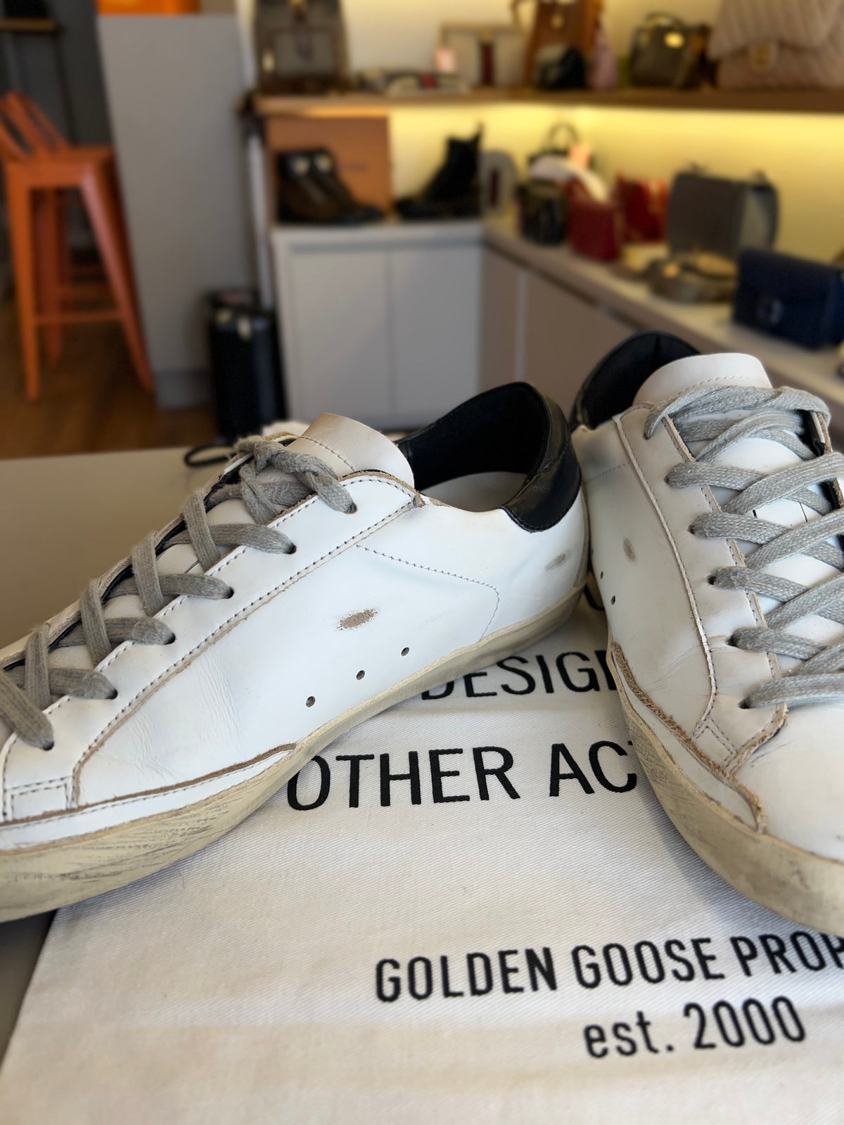 Tenis Golden Goose Star P&B