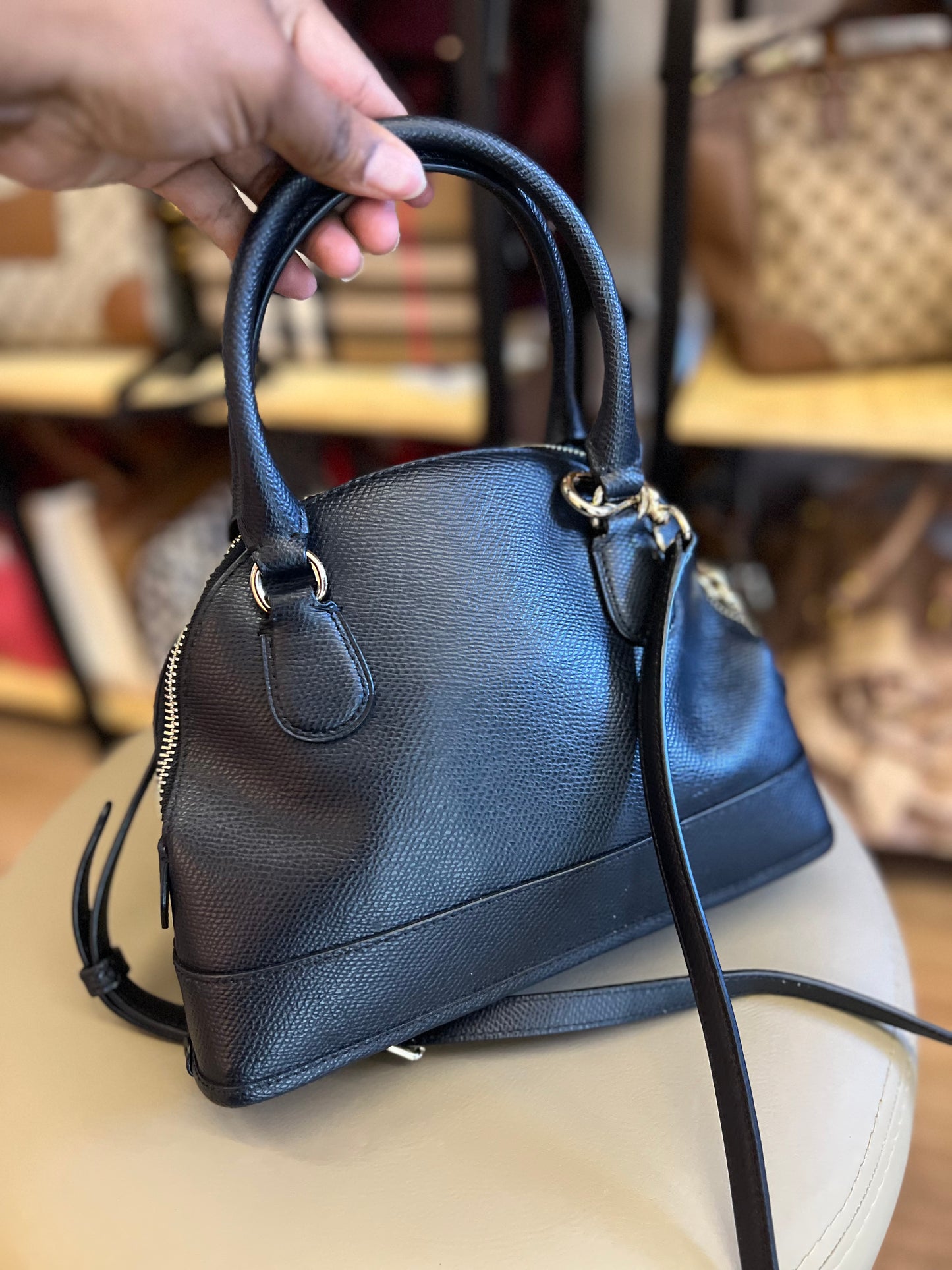Coach Mini Sierra Satchel Preta