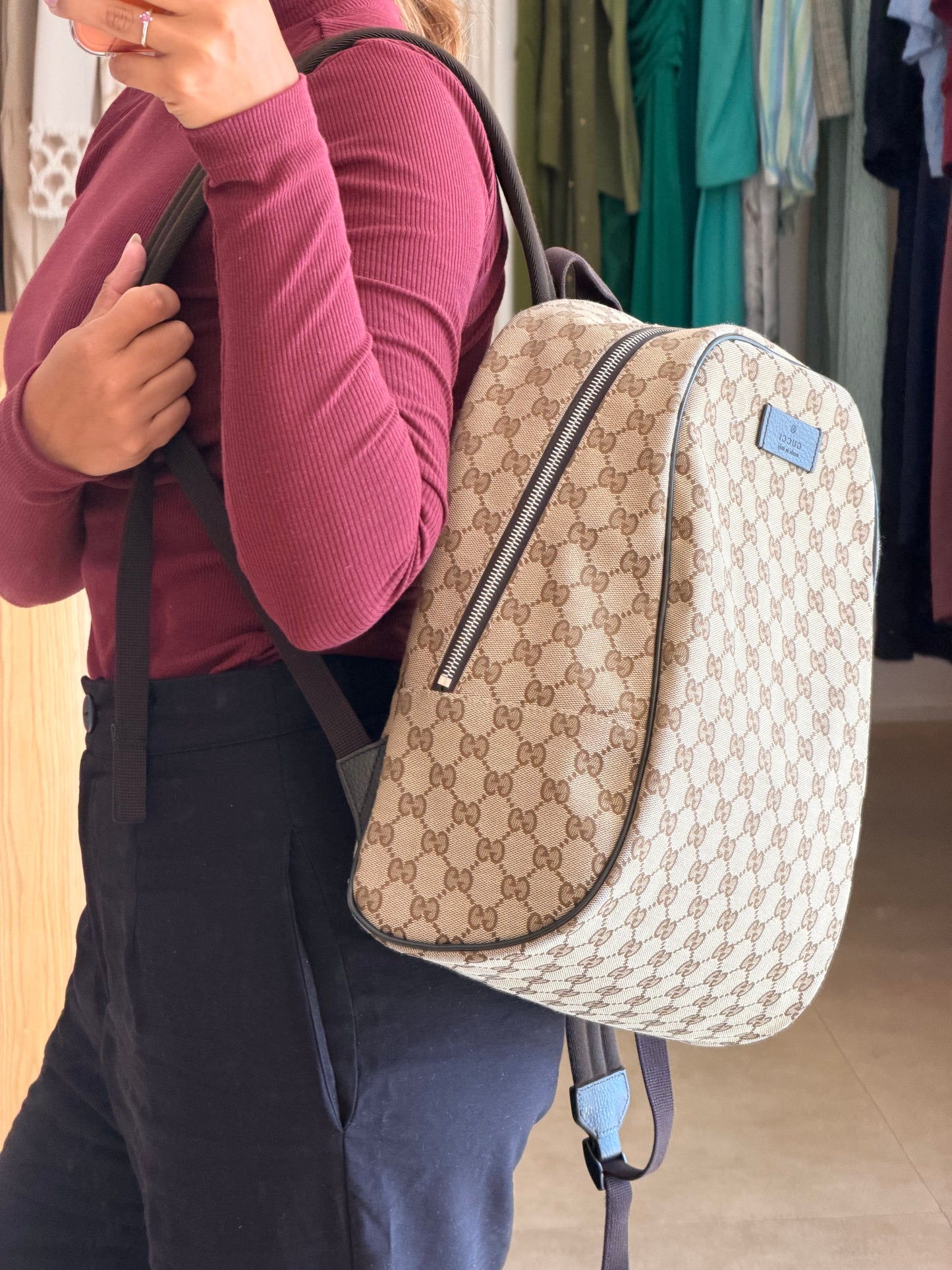 Mochila Gucci Monogram