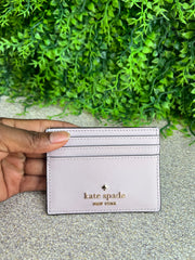Porta cartão Kate Spade Perola