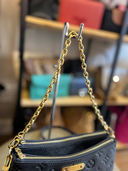 Louis Vuitton Pochette Liv Couro