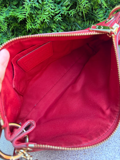 Coach Crossbody Vermelha