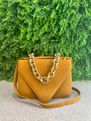 Bottega Small Mount Chain Bag Amarela