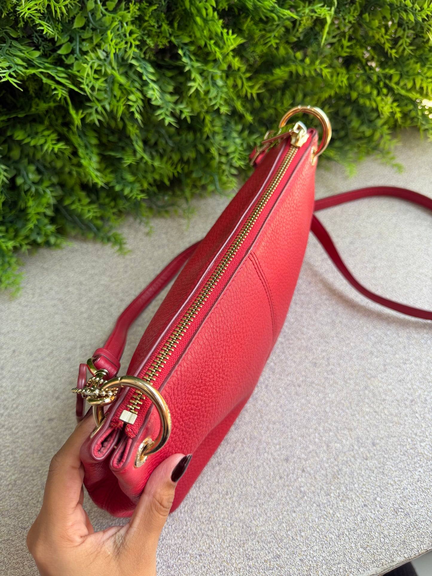 Coach Crossbody Vermelha