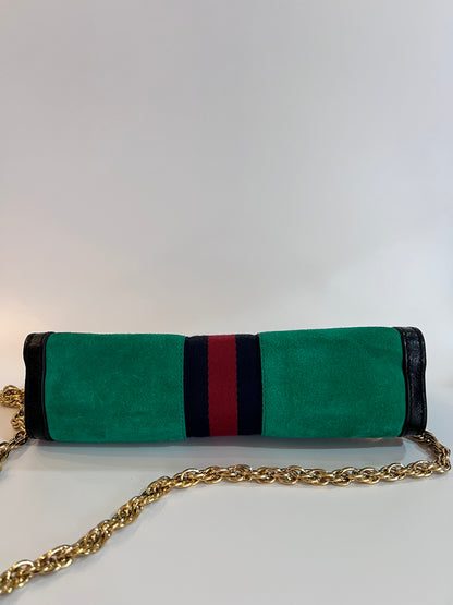 Gucci Ophidia Camurça Chain Verde