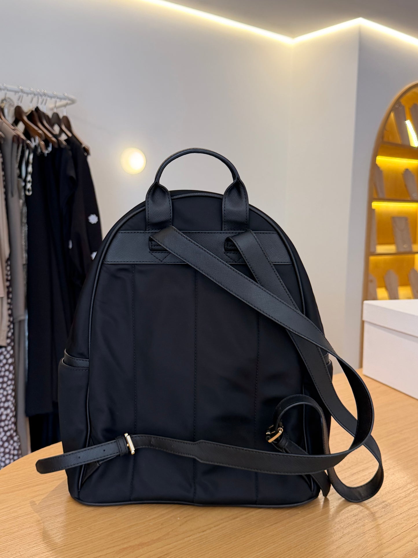 Mochila Michael Kors Nylon Preta