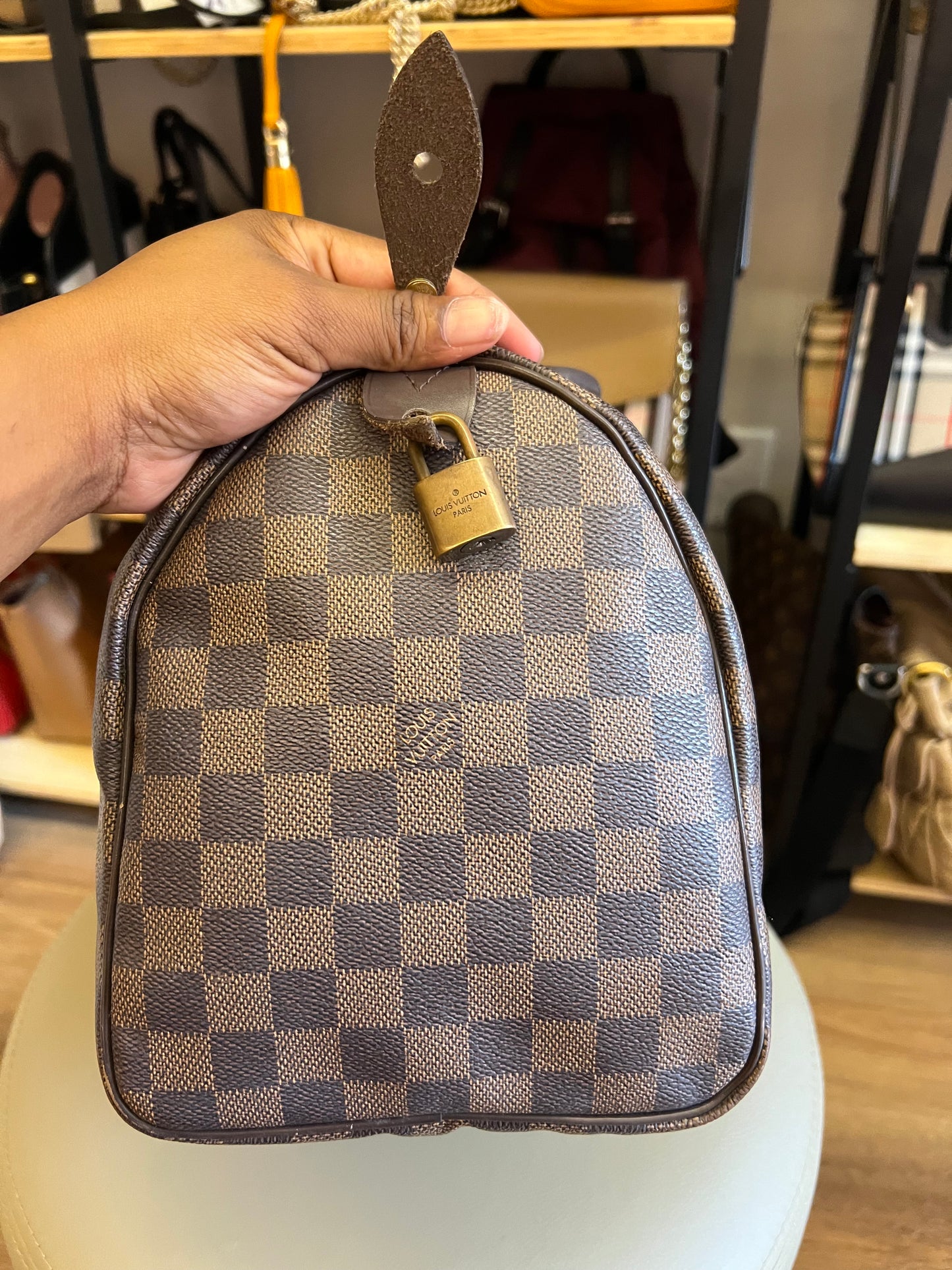 Louis Vuitton Speedy 30 Damier Ebene