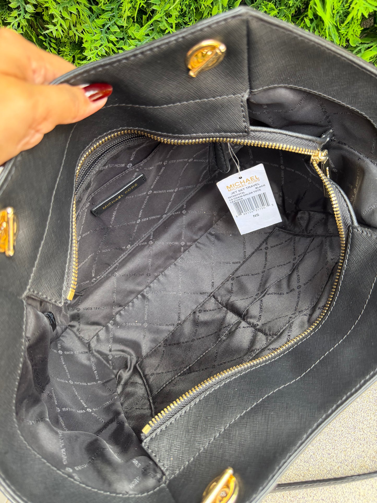 Michael Kors Jet Set Chain Preta