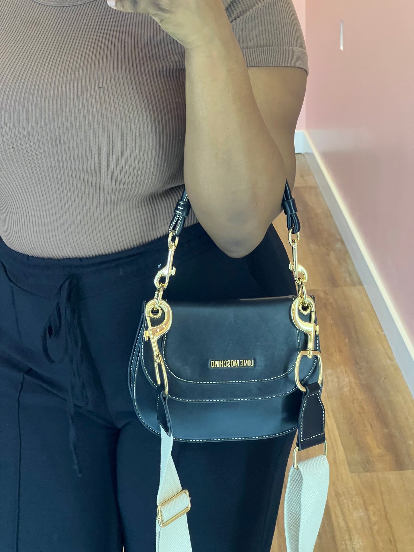 Love Moschino Shoulder Preta