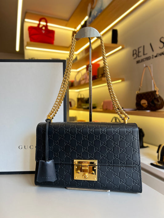 Gucci Padlock Preta Media