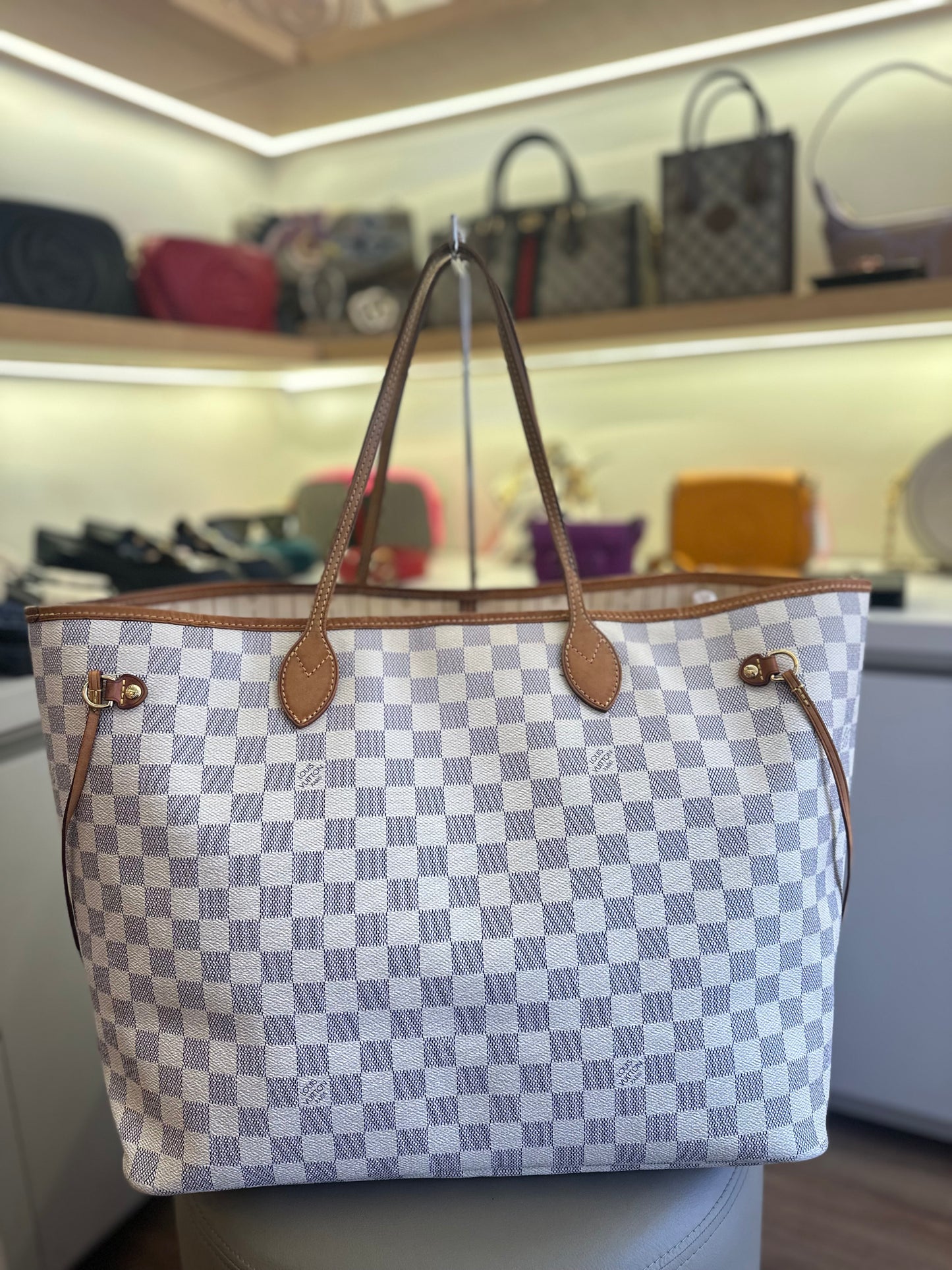 Louis Vuitton Neverfull Damier Azur GM