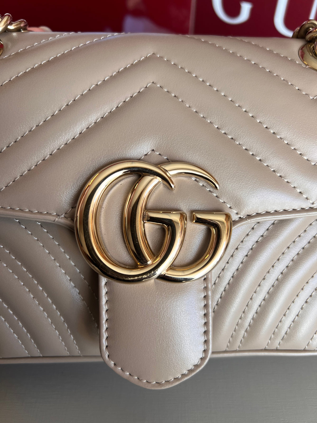 Gucci marmont Matelasse Nude