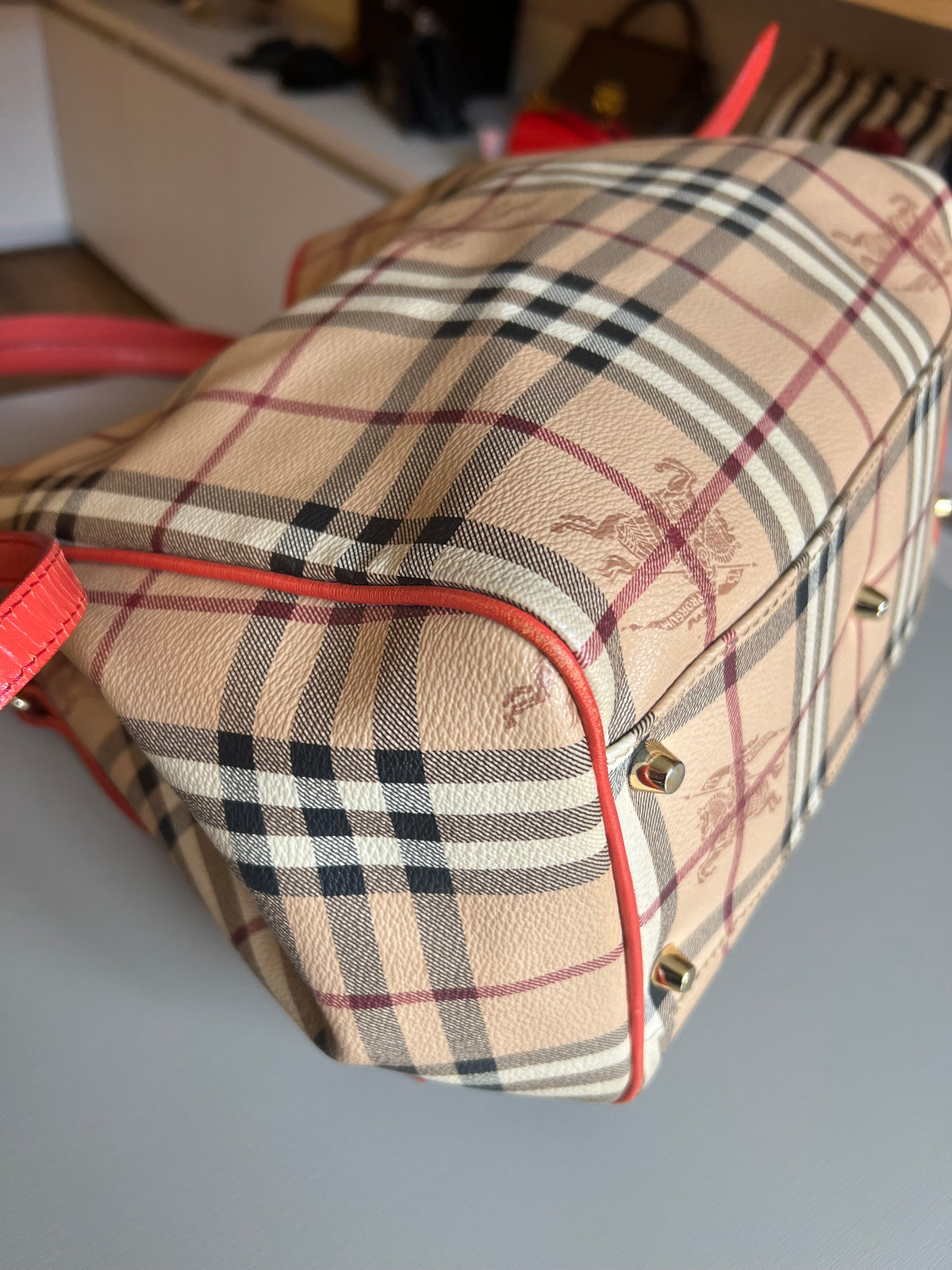 Burberry Haymarket Check Shoulder