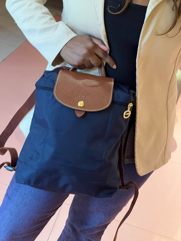 Mochila Longchamp Azul Marinho