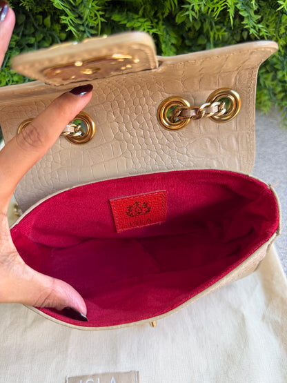 Isla Anne Mini Chain Nude