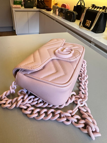 Gucci marmont Super Mini Rosa