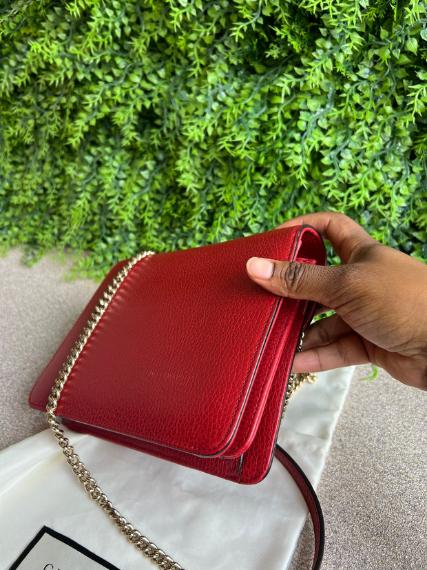 Gucci Interlock Vermelha