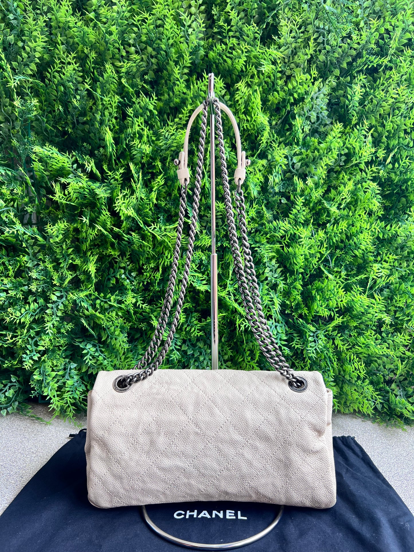 Chanel Classic Single Flap Off  White