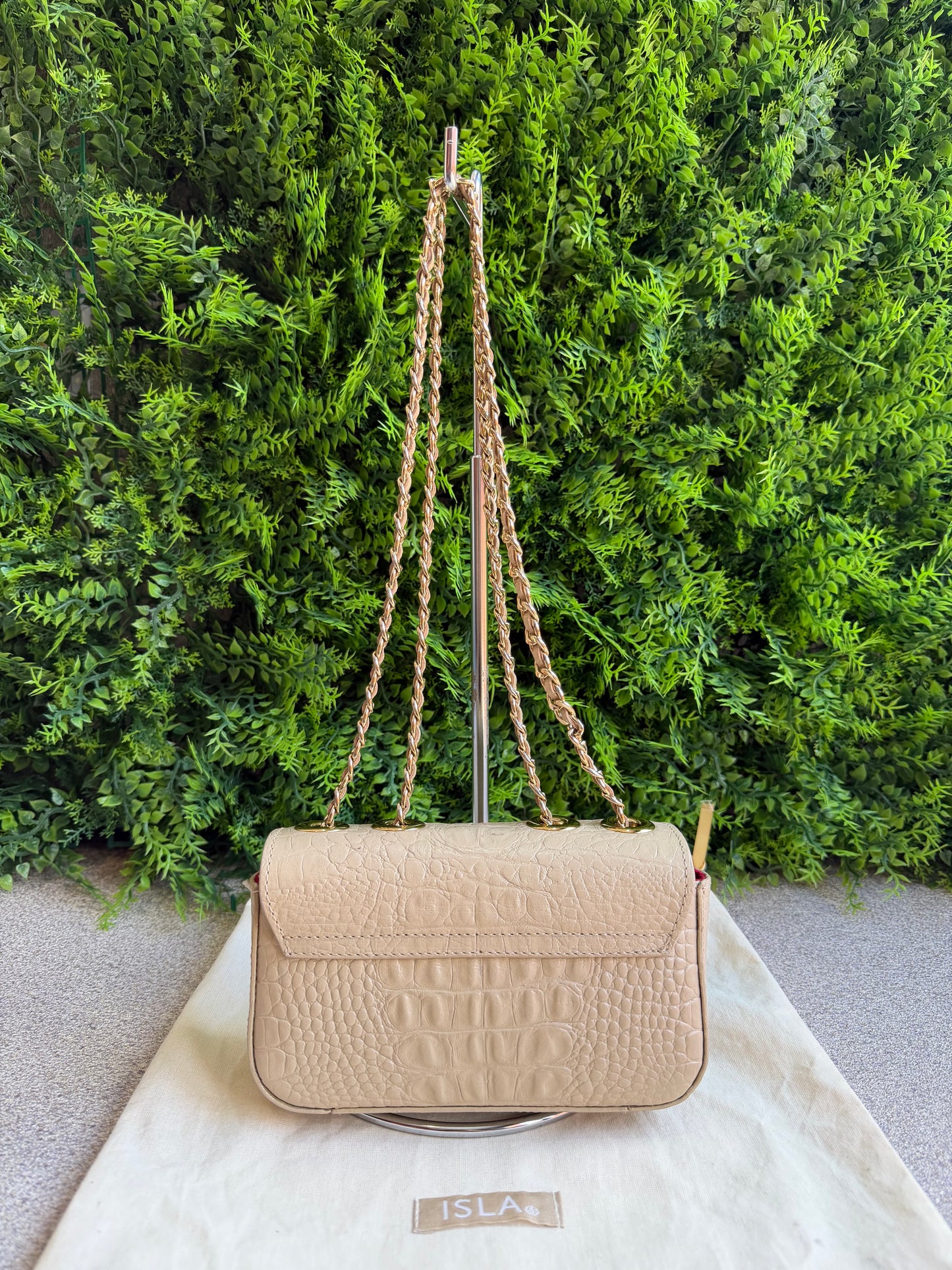 Isla Anne Mini Chain Nude