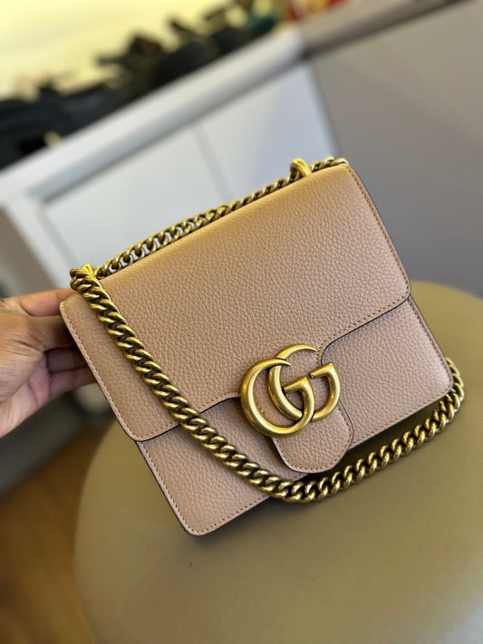 Gucci Marmont Chain Nude