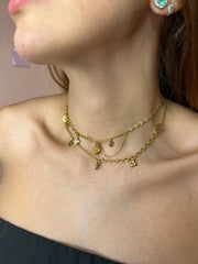 Colar Louis Vuitton Blooming Duas Voltas