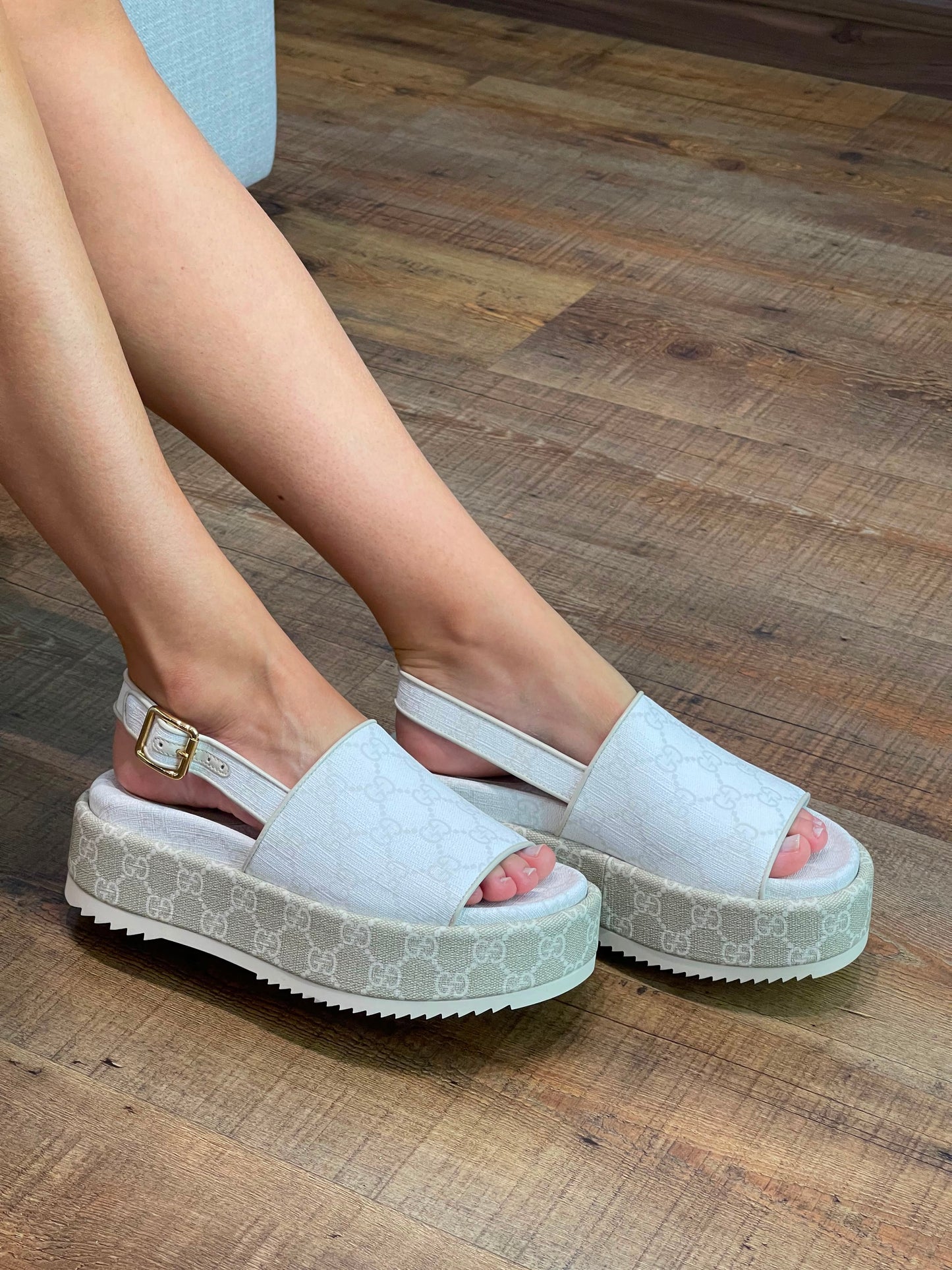 Sandália Gucci Plataforma Angelina