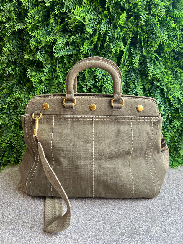 Prada Canvas Canapa Verde