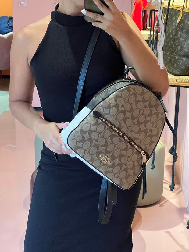 Mochila Coach Tricolor Monograma