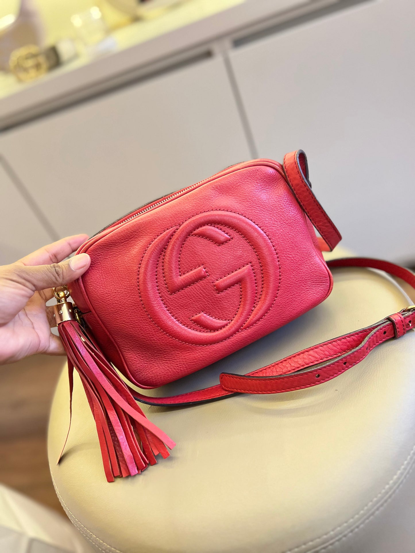 Gucci Soho Disco Vermelha