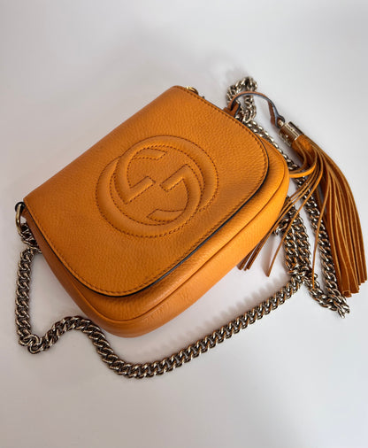 Gucci Soho Leather Mostarda