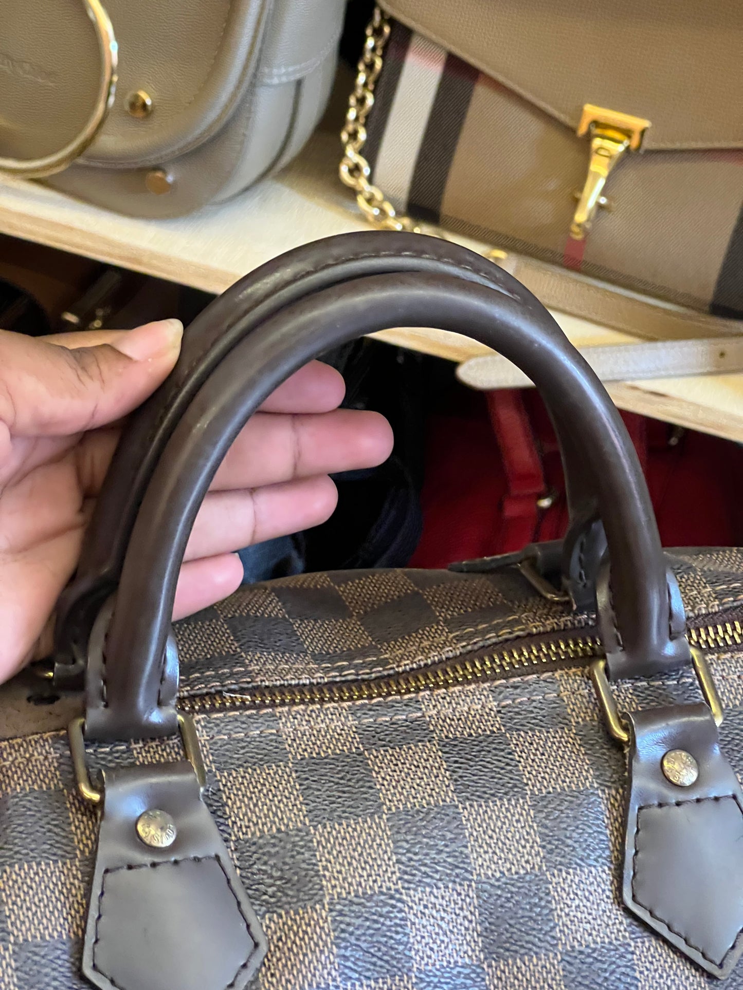 Louis Vuitton Speedy 30 Damier Ebene
