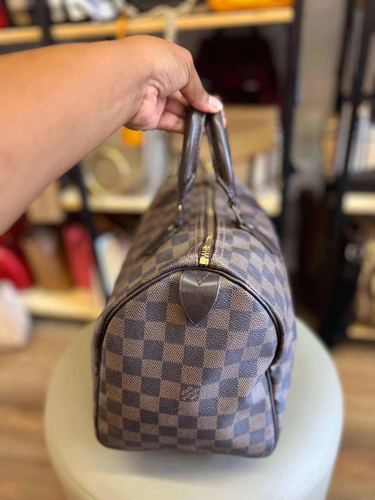 Louis Vuitton Speedy 30 Damier Ebene