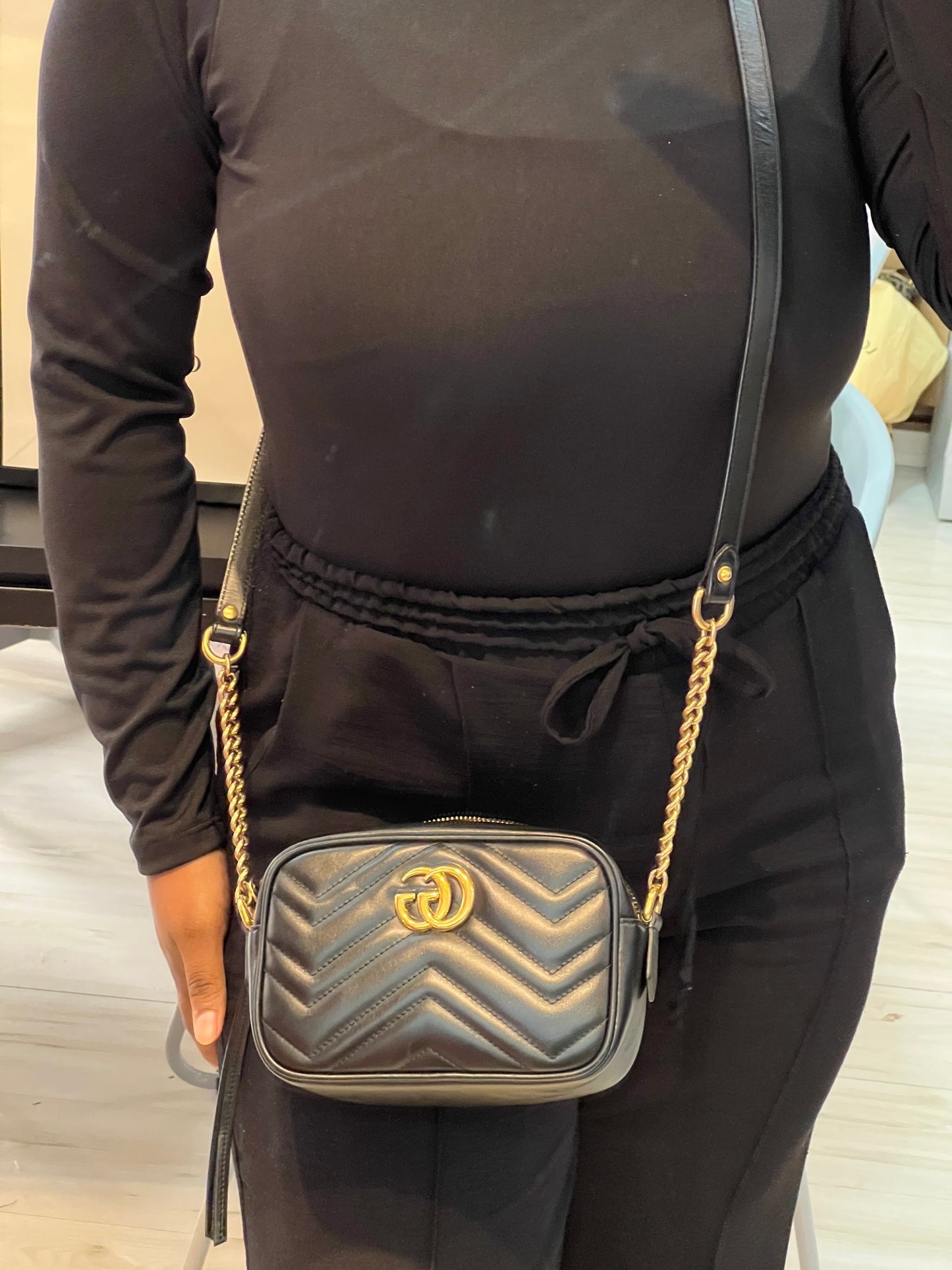 Gucci Marmont Mini preta