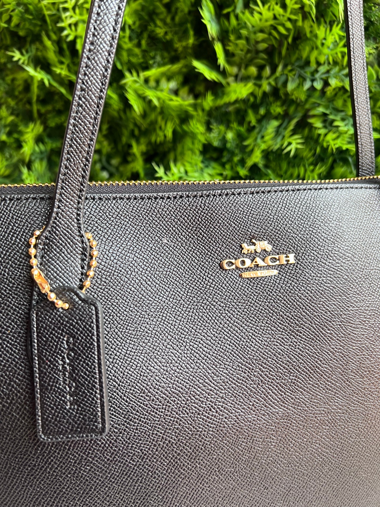 Coach Zip Top Tote