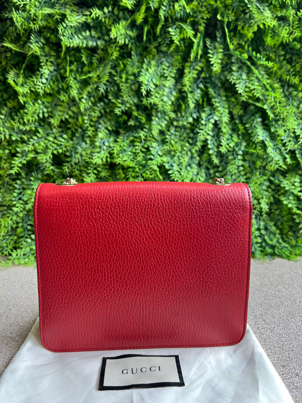 Gucci Interlock Vermelha