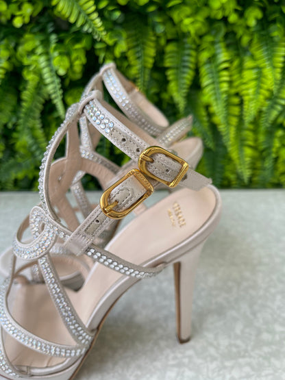 Sandália Versace Strass
