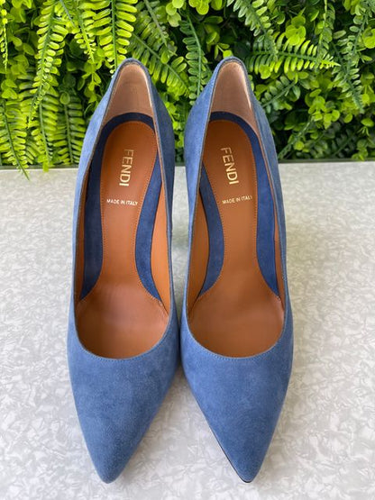 Scarpin Fendi Azul