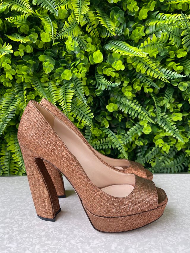 Sapato Prada Nylon Printed Pumps