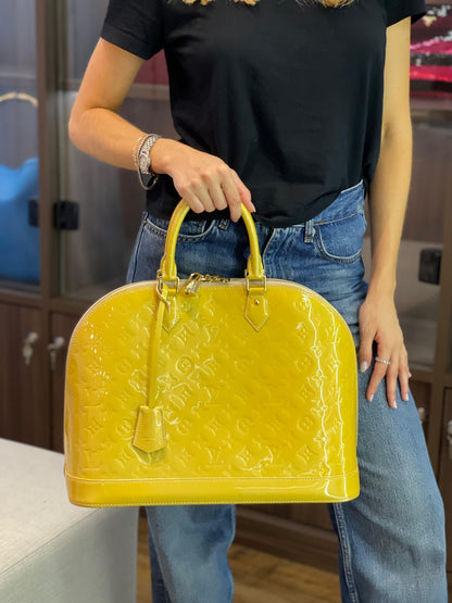 Louis Vuitton Alma GM Amarela