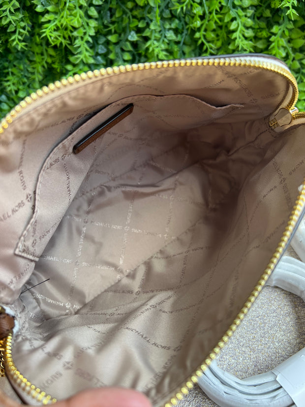 Bolsa Michael Kors Monograma Off White Chain